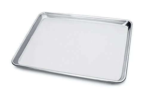 New Star Foodservice 36862 Commercial-Grade 18-Gauge Aluminum Sheet Pan/Bun Pan, 13" L x