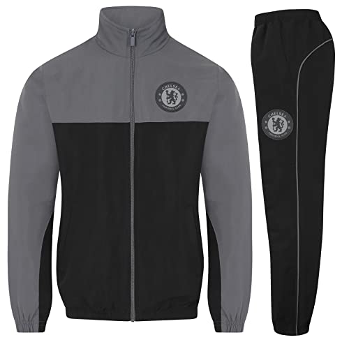 Chelsea FC officiel - Lot veste et pantalon de survêtement thème football - homme - gris - XL