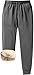El Basculador Del Paño Grueso Y Suave De Los Hombres, Los Pantalones Apretados Del Entrenamiento De Los Hombres Cómodos Y Calientes, Basculador, Ajuste Holgado (Color : Gray, Size : M)