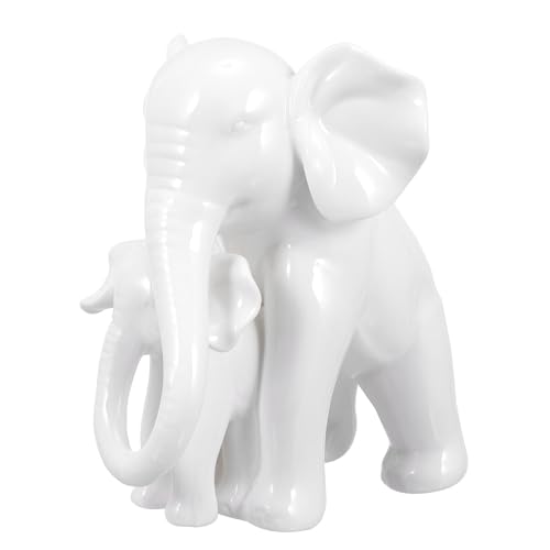 Statue réaliste d'éléphant en céramique pour stimuler l'imagination des enfants