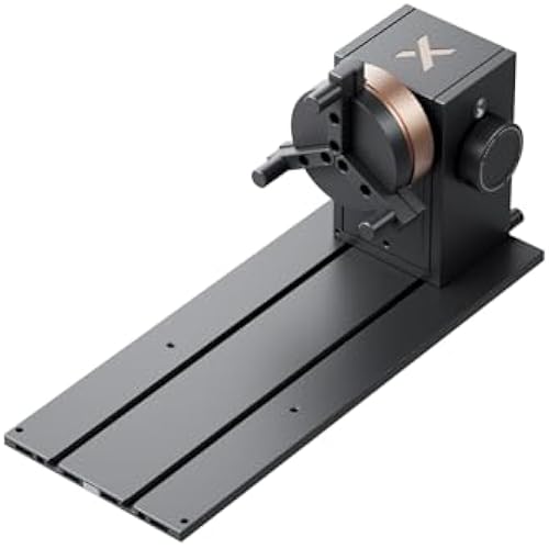 xTool RA3 Lite Rotary Attachment for xTool M2, Intelligent Rotary Engraving for Rings, Tumblers & Ornaments