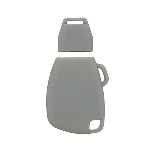 BROVACS Silicone Cover Protector Case Holder Skin Jacket Compatible with MERCEDES BENZ 3 Button Smart Remote Key Fob CV4956 Grey - Image 2