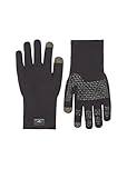 SEALSKINZ | Anmer | Touchscreen Waterproof All Weather Ultra Grip Merino Lined Glove | Outdoor & Urban Activities | L - Black