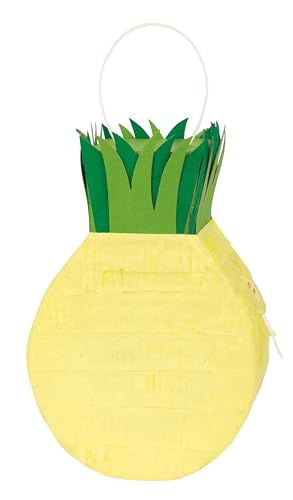 Pinata mini ananas multicolore deco table anniversaire et soiree tropicale