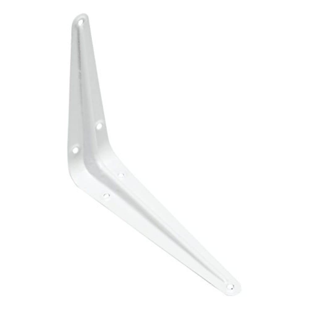 Merriway Bh05482 London Style Shelf Brackets 200 X 150Mm (8 X 6 Inch) White - (4-Piece) 5013249410078
