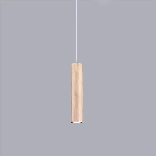Modern Creativity Hanging Lamp, Wood Linear Dimmable Led Lighting Fixture