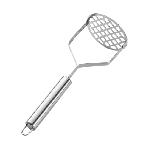 Kartoffelstampfer aus Edelstahl, lebensmittelechter Edelstahl für Babynahrung – Krallenmuster, manuelles Küchengerät, Lebensmittelpresse, robustes Stampfgerät für...