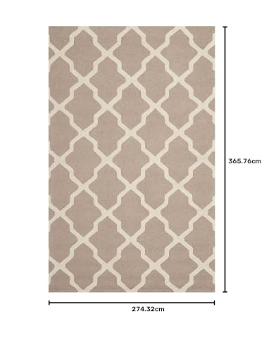 Image of Hand Tufted Wool Carpets Anti Shedding Rug Modern Carpets for Living Room Size 9x12 Feet