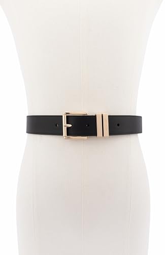 Michael Kors Womens 1.25 Inch Leather Belt, Stylish Fashion Accessory for Everyday Wear2