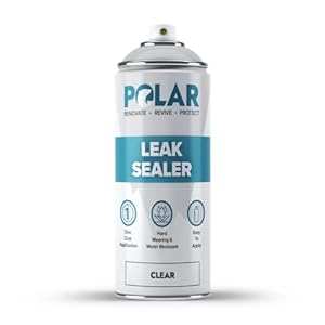 Polar S1 Superior Clear Leak Sealer Spray – 400ml – Tough Waterproof Sealant – Ideal for Drain & External Pipe Leaks…