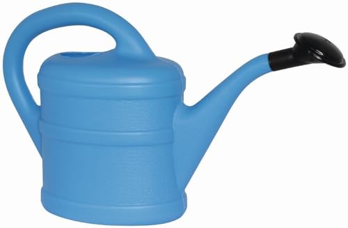 KOVA Arrosoir 1 l en plastique bleu clair pour enfants, grand et petit, jardin et plantes d'intérieur, arrosoir 1 l