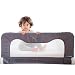 Toddler Bed Rail Guard for Kids- Bed Safety Rail Guard for,Toddlers,Infants -Bed Rails for Toddlers for Queen & King Bed,Twin Bed,Twin Mattress,Twins Bed,Queen King Mattress-Grey(35.5L19.5H in)