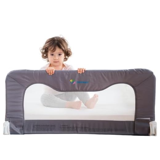 Toddler Bed Rail Guard for Kids– Bed Safety Rail Guard for,Toddlers,Infants –Bed Rails for Toddlers for Queen & King Bed,Twin Bed,Twin Mattress,Twins Bed,Queen King Mattress-Grey(35.5L19.5H in)