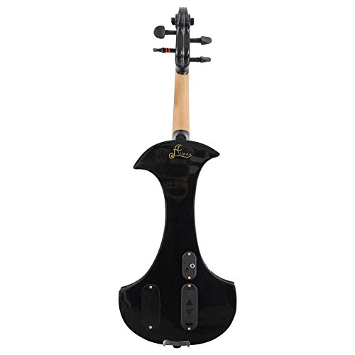 Aileen Ve501- Black 4/4 Electric Violin + Foamed Case + Bow + Headphone Ve501 #TOP1