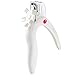 1PCS Acrylic Nail Clipper Stainless Steel Nail Tip Cutter Gel False Nail Trimmer Adjustable Nail Cuticle Edge Trimmer Nail Art Manicure Tools ï¼ˆWhiteï¼‰