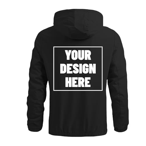 Chaqueta Ligera Rompeviento con Capucha para Hombre miniatura 2