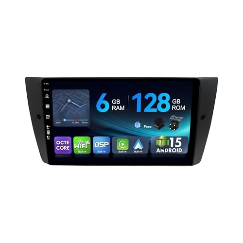 Autoradio GPS BMW E90 réglage problème navigation avec Android 15 Carplay tactile