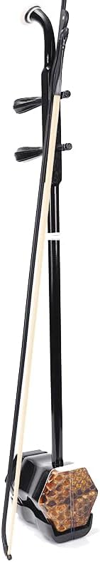 Chinese Erhu Instrument For Beginner Entry Level,Erhu Chinese 2-string Violin Fiddle Musical Instrument 32 inches (Black axis)