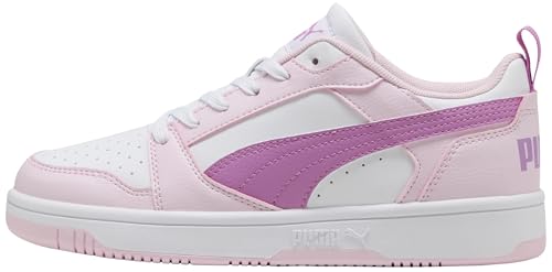 PUMA Zapatillas Niños Rebound V6 Lo 38.5, Pearl Pink Mauve Pop White