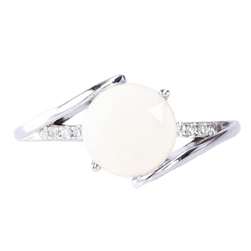 Love Catcher DIY Breast Milk Jewelry KIT Sterling Silver Breastmilk Round Ring KIT for Newborn Mothers Day/Christmas/Birthday Gift for Her Unique Holiday Gift Handmade Jewelry(Silver 7)