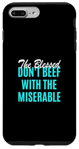 �^�[�R�C�Y�J���[ Too Blessed To Be Miserable �^�[�R�C�Y �X�}�z�P�[�X iPhone 7 Plus/8 Plus �p