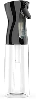 Hair Spray Bottle, Junlic 300ml Continuous Water Mister Spray Bottle Empty Fine Mist Salon Hairdressing Spray Bottle for Curly Hair Styling, Plants, Pets, Home Clean 10.56oz/300ml White Gradient Blue