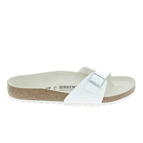 Birkenstock Women's Madrid Birko-Flor Sandal,White,40 M EU /9-9.5 B(M) US Women/7-7.5 D(M) US Men