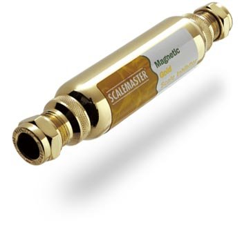 Scalemaster 22mm Magnetic Gold in-line Limescale Inhibitor (22mm Compression)
