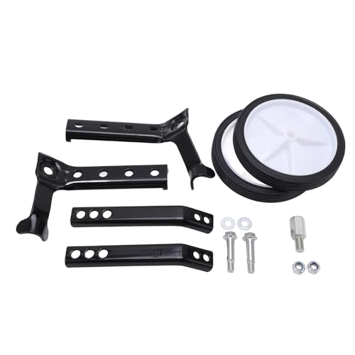 Juego de ruedas de entrenamiento ajustables KIMISS para bicicletas infantiles, soporte auxiliar resistente de acero y plástico, compatible con bicicletas de 18 a 24 pulgadas miniatura 5