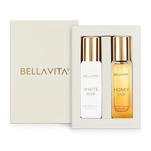 Bella Vita Luxury | White Oud & Honey Oud EDP 20ml Each | Perfume for Men and Women | Honey, Lemon and Patchouli | Long Lasting Fragrance for Man & Woman 35 31OUyS6huGL. SL500 . SS300