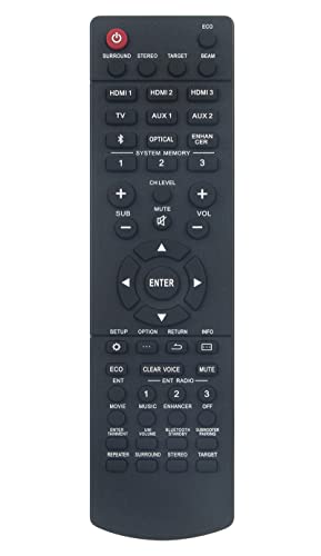 FSR141 ZK60890 Replaced Remote Control fit for Yamaha Digital Sound Projector Sound Bar YSP-2500 YSP-CU2500 NS-WSW120