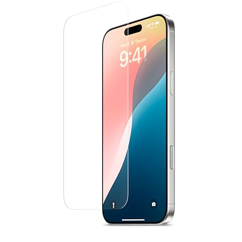 Image of Military-Grade Gorilla Tempered Glass Screen Protector Guard Compatible For iPhone 16 Pro Max Edge To Edge Coverage With Easy Installation Kit (Without Black Border (Borderless), 2, Pack)