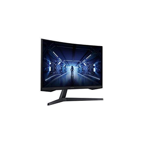Samsung Odyssey LC27G55TQWUXEN 27" G55 1000R Curved Gaming Monitor - 144Hz, 1ms, 1440p QHD, Freesync Premium, HDR10, HDMI, 1 x Displayport, Black