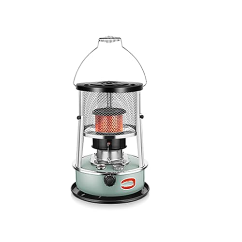 Estufa de calefacción de queroseno – Estufa de fuego compacta multiusos para el hogar, camping, barbacoa, pesca en hielo