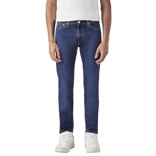 Image of Levi's Men's 511 Dark Indigo Slim Fit Mid-Rise Jeans