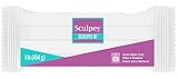 Sculpey III Polymer Oven-Bake Clay, White, Non Toxic, 1 lb. bar, great for modeling, sculpting,...