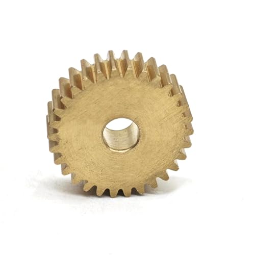 Engrenage droit 0.7M 71 dents laiton diamètre 51.1mm alésage arbre 11mm