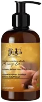 Nagaad Puntah Frankincense Body Massage Oil for Women and Men – 100% Natural Therapy, Firm and Tighten Muscle Warming, Relaxing, Massaging, Joint Relaxation, Skin Nourishment 300 ml