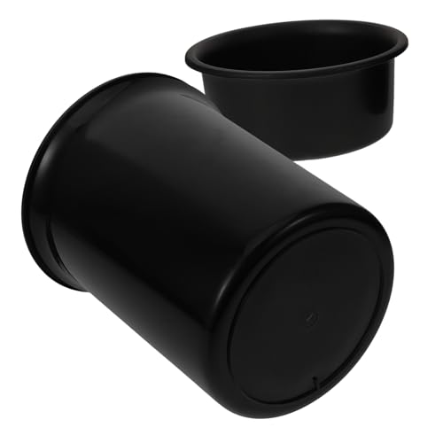 Caneca rectangular para residuos de té sin tapa color negro miniatura 1