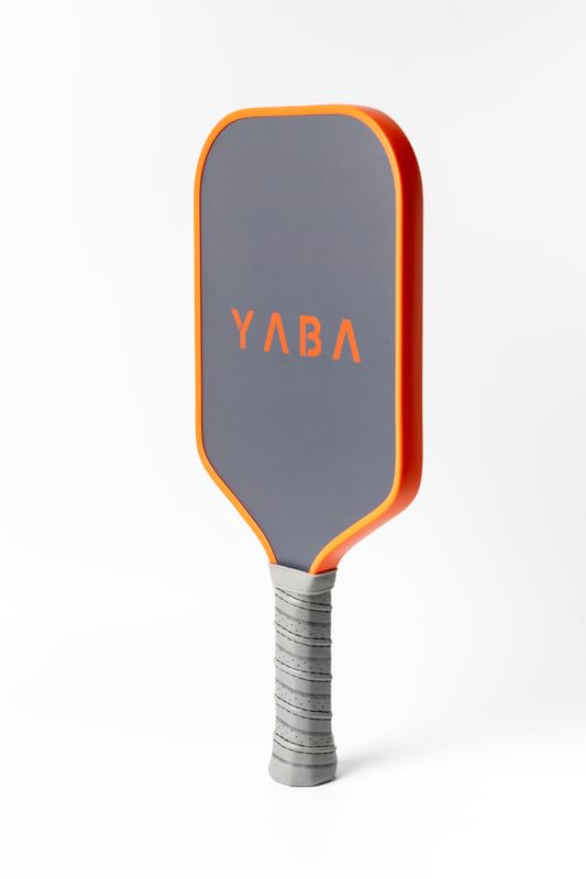 YABA UNO Pickleball Paddle | 14mm Thermoformed Hybrid Carbon Fiberglass | Impact Polypropylene Honeycomb Core | Wider Sweet Spot | Lightweight Pickleball Racket for All Skill Levels (Orange) 3
