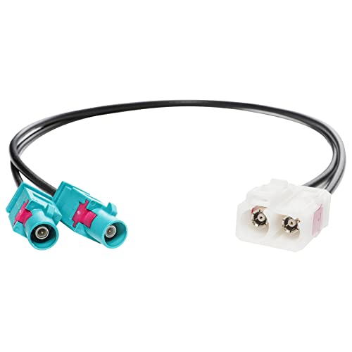 Adattatore Antenna Auto Doppio FAKRA A DIN - Per Volkswagen Audi BMW Skoda