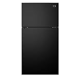 Kenmore 33 in. 20.4 cu. ft Capacity Refrigerator/Freezer with Full-Width Adjustable Glass Shelving, Humidity Control Crispers, Ice Maker, ENERGY STAR Certified, Black