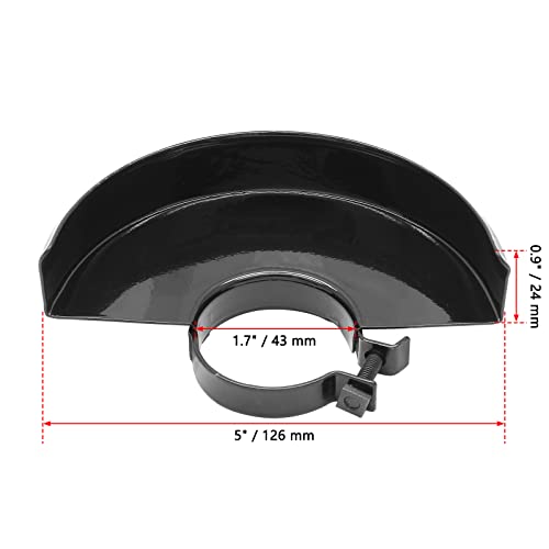 Jiozermi 2Pcs Metal Angle Grinder Guard, Black Adjustable Angle Grinder Shield Protective Cover Wheel Safety Guard #TOP4