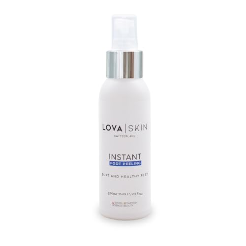 Instant Foot Peel Spray 75ml | Callus Remover | Callus Remover for Feet | Pedicure Tools for Feet | Fast-Acting Foot Exfoliator for Cracked Heels & Dead Skin Removal