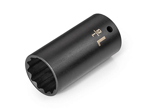 Image of TEKTON 1 /2 Inch Drive x 1-1 /8 Inch Deep 12-Point Impact Socket | SID23229