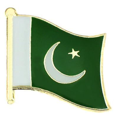 PAKISTAN ロゴ ピンバッジ Amazon | ピンバッジ パキスタン 国旗デラックス薄型キャッチ