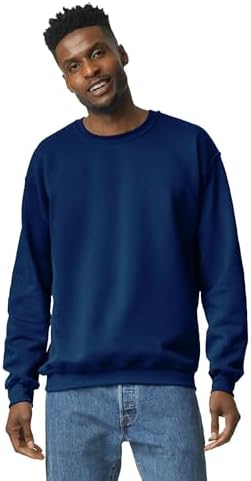 Gildan Unisex Adult Fleece Crewneck Sweatshirt, Style G18000, Multipack