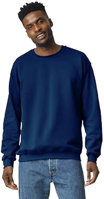 UGP Campus Apparel Gildan Men's Heavy Blend Crewneck Sweatshirt - Navy, Medium