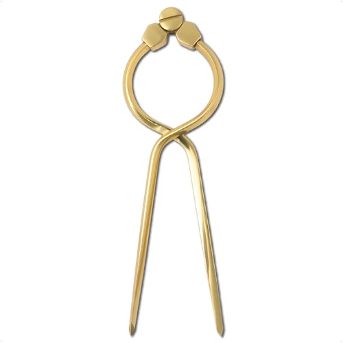 Five Oceans Marine Navigation 7-Inch One Hand Divider, Elegant Marine Charting Tool, Deluxe Brass Finish - FO1413