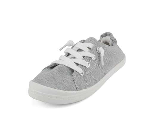 Image of Soda Flat Women Shoes Linen Canvas Slip On Sneakers Lace Up Style Loafers Zig-S